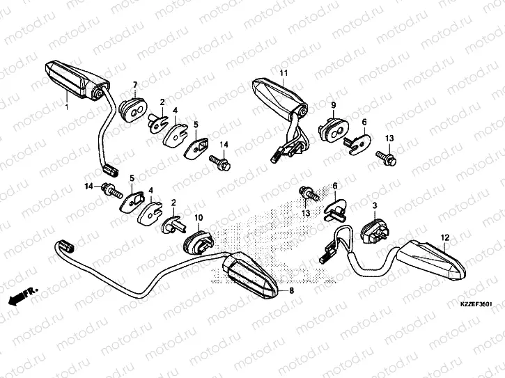 WINKER (CRF250RL / RLA)