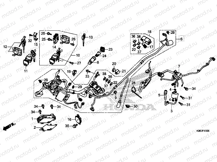 WIRE HARNESS / KEY SET