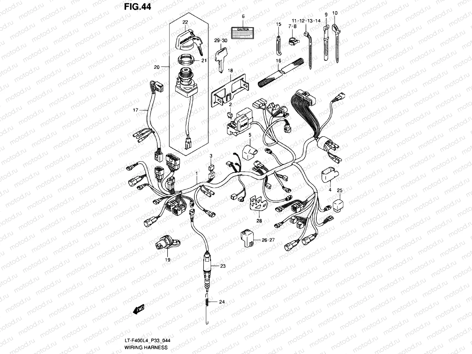 WIRE HARNESS (LT-F400L4 P33)