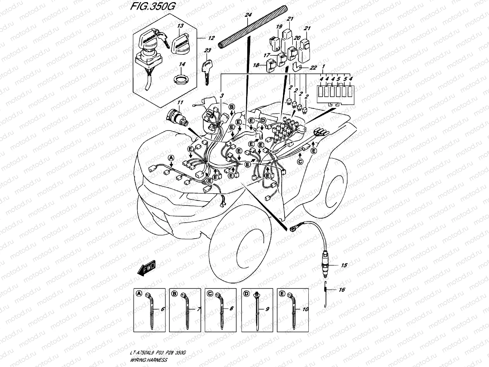 WIRE HARNESS (XPZ/ P03)