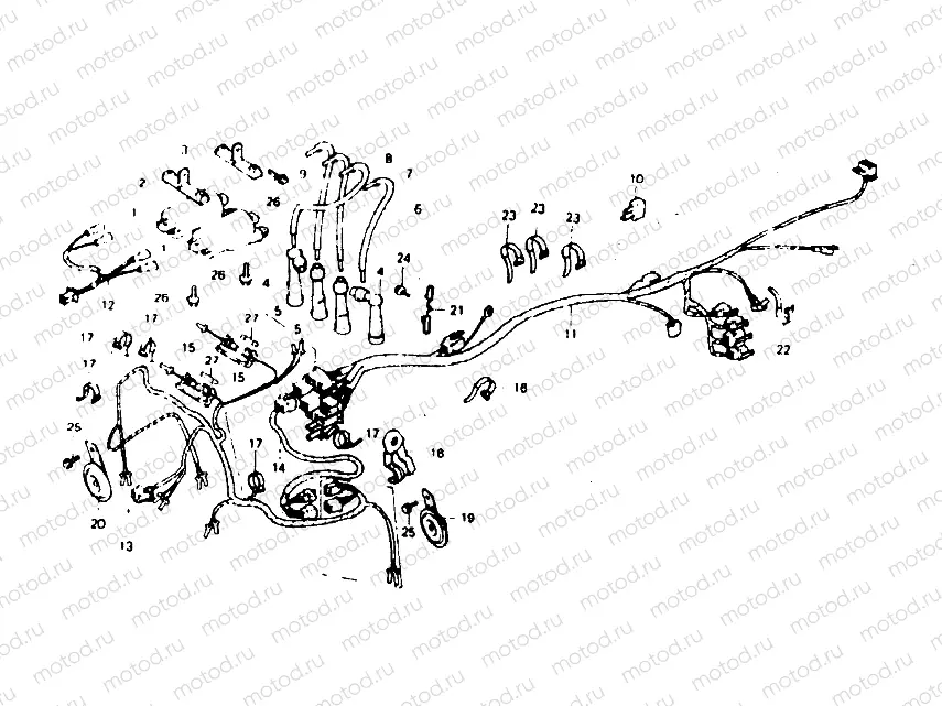 Wire harness/Ignition coil