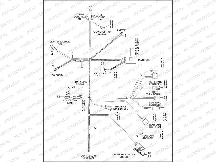 WIRING HARNESS (1 OF 2)