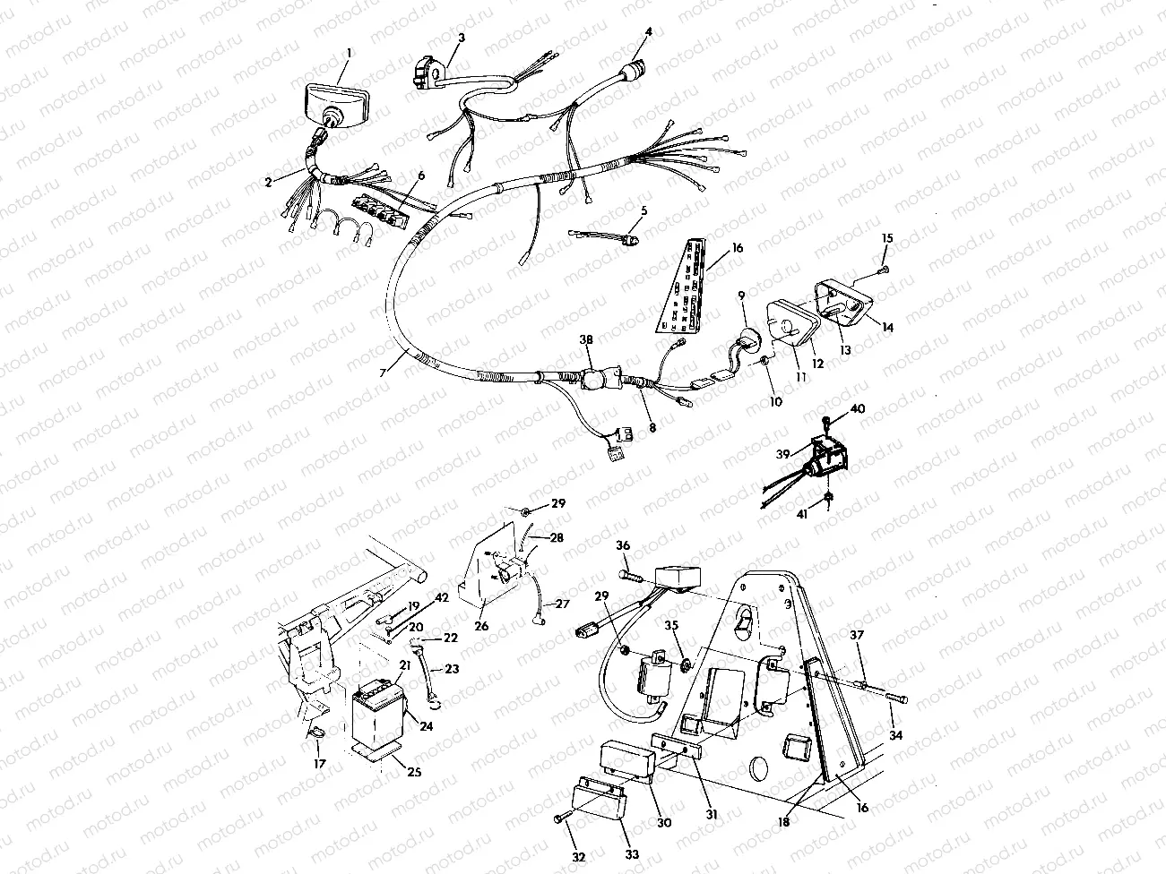WIRING HARNESS 350 2X4 - Update (4919821982029A) | WIRING HARNESS 350 2X4 - Update (4919821982029A)