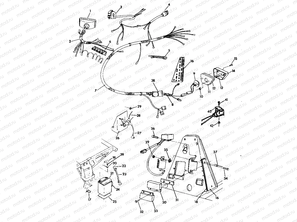 WIRING HARNESS  350 4X4 - Update (4919831983035A) | WIRING HARNESS  350 4X4 - Update (4919831983035A)