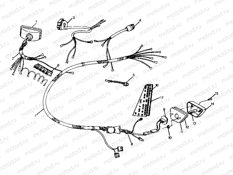 WIRING HARNESS 6X6 (4919811981035A) | WIRING HARNESS 6X6 (4919811981035A)