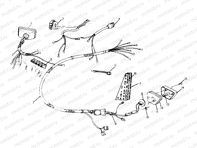 WIRING HARNESS BIG BOSS 4X6 (4919801980032A) | WIRING HARNESS BIG BOSS 4X6 (4919801980032A)
