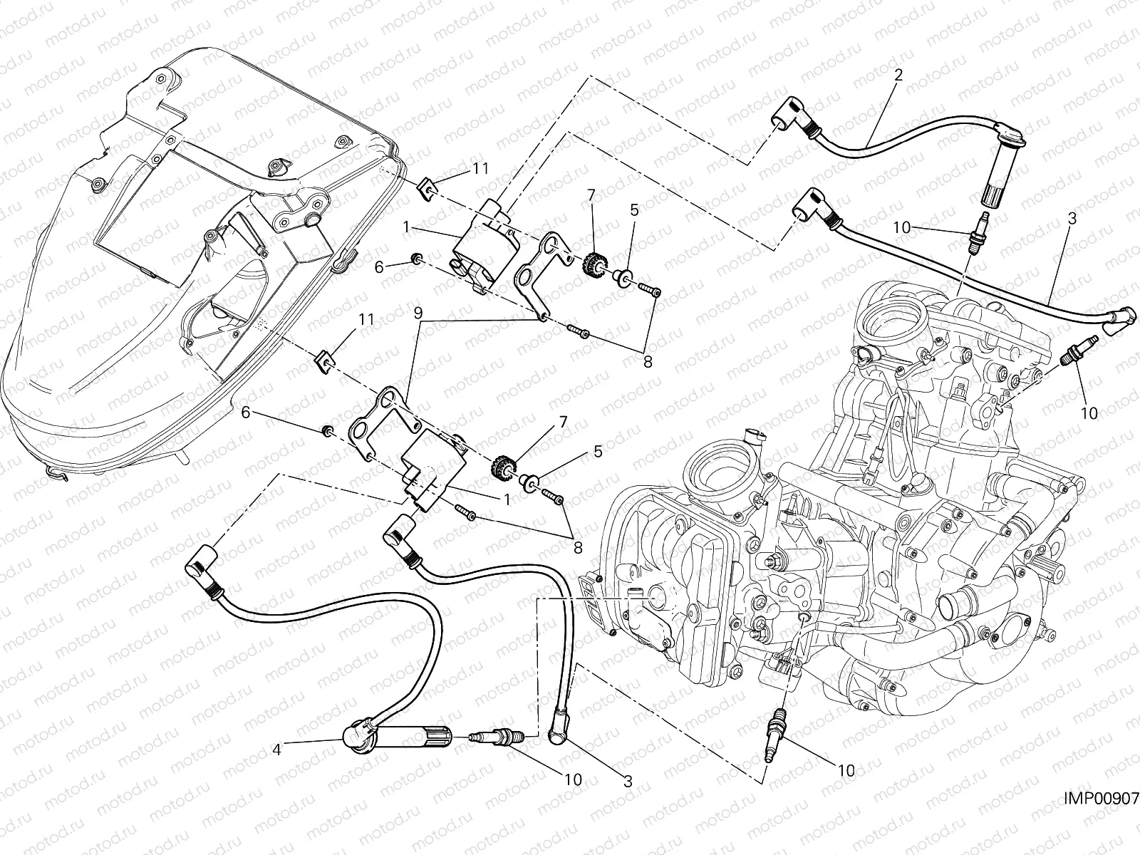 WIRING HARNESS (COIL) [MOD:DVLC]