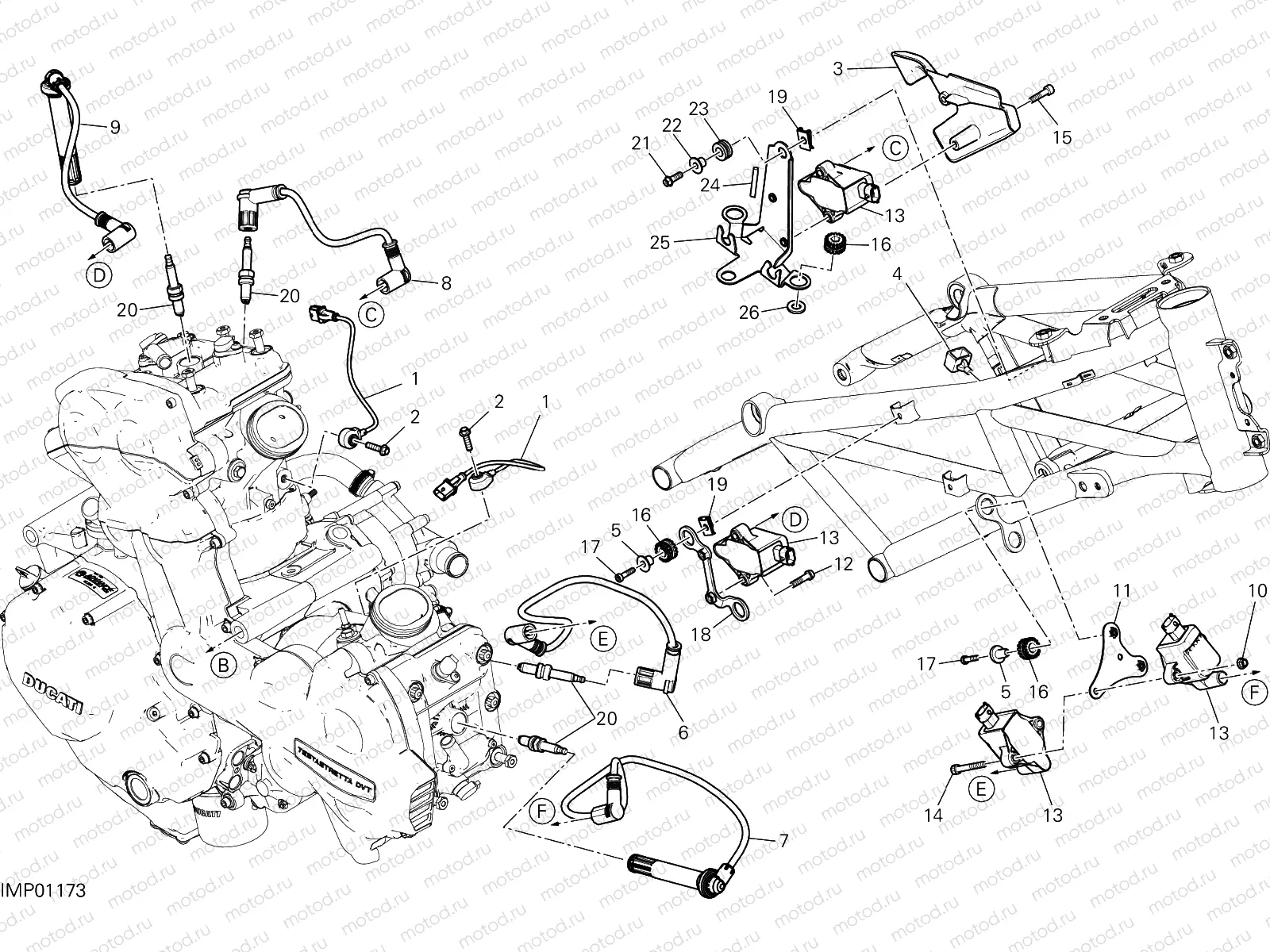 WIRING HARNESS (COIL) [MOD:MS1260E]