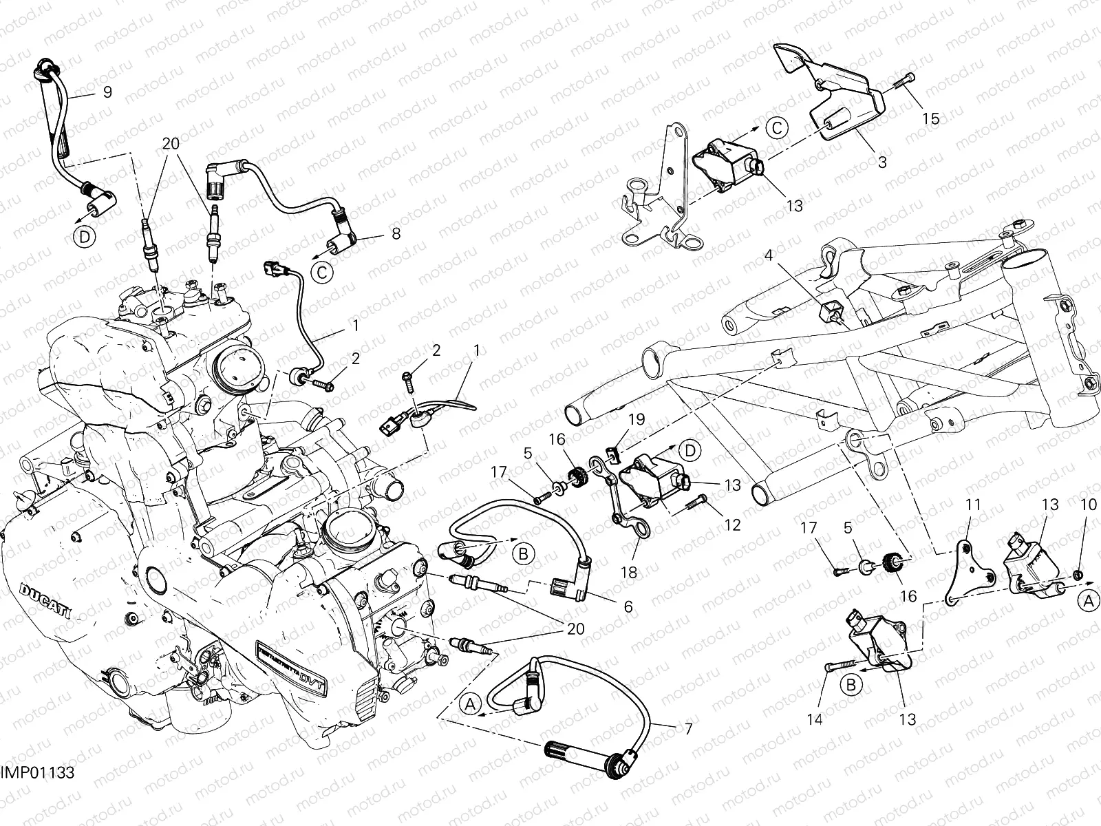 WIRING HARNESS (COIL) [MOD:MS1260SA]