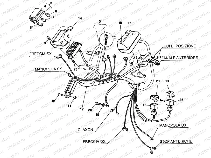 WIRING HARNESS DM 016056 » WIRING HARNESS