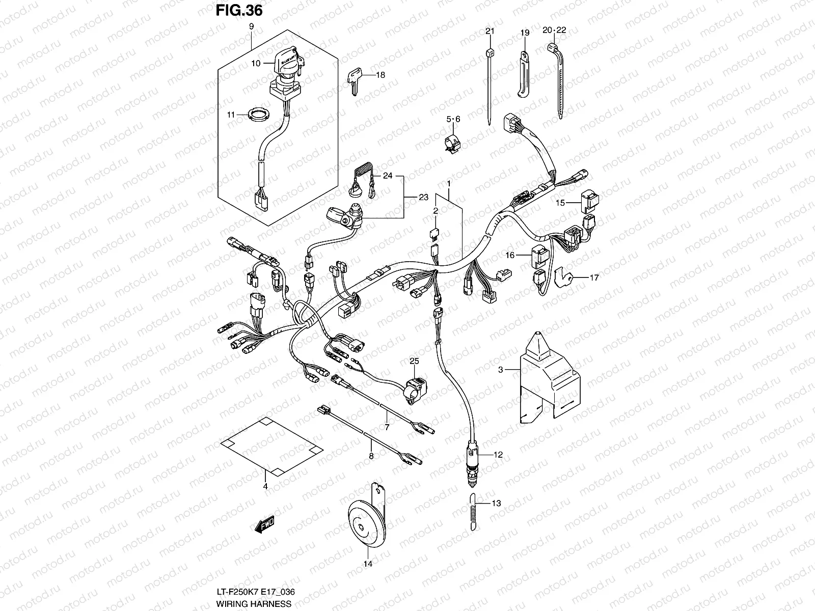 WIRING HARNESS (E17,E24)