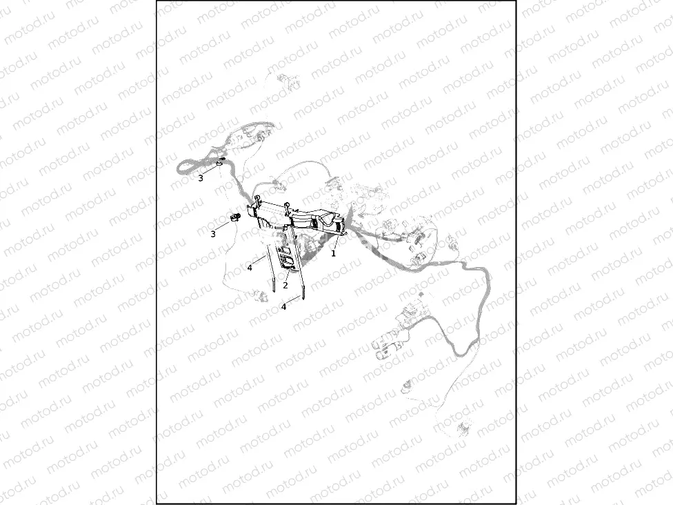 WIRING HARNESS, ENGINE (1 OF 4)