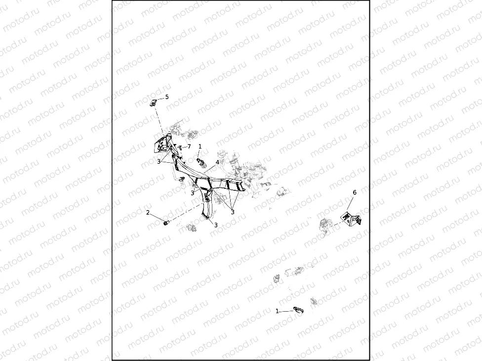 WIRING HARNESS, ENGINE (1 OF 4)