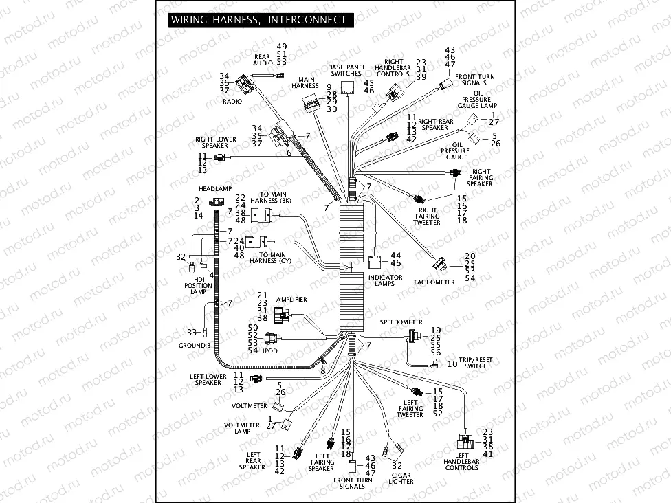 WIRING HARNESS, INTERCONNECT (1 OF 2)