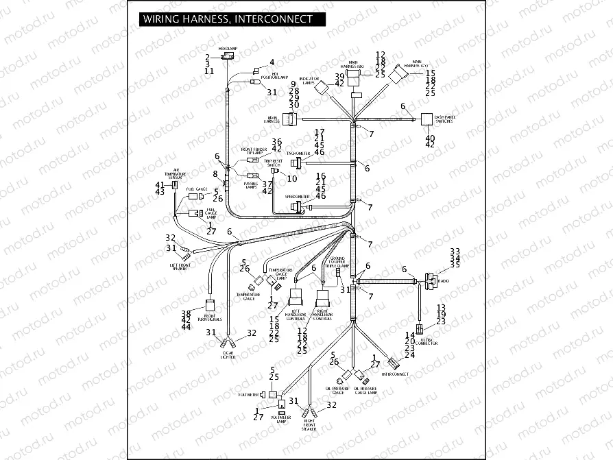 WIRING HARNESS, INTERCONNECT