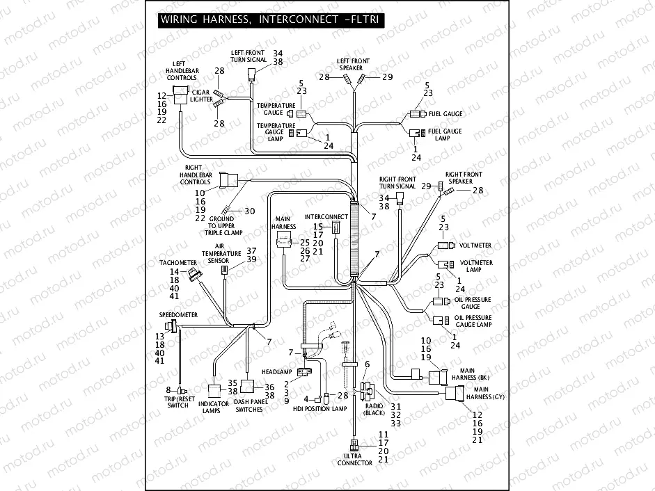 WIRING HARNESS, INTERCONNECT - FLTRI