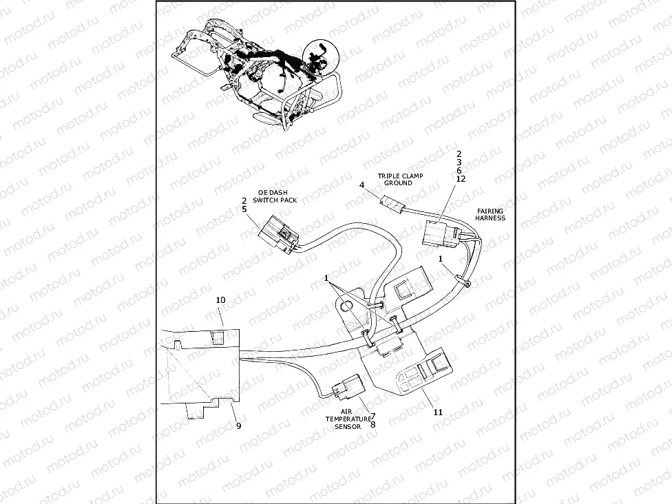 WIRING HARNESS, MAIN (1 OF 10)