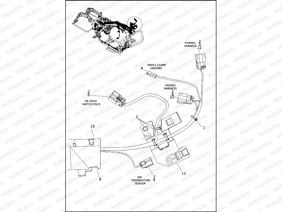WIRING HARNESS, MAIN (1 OF 10)