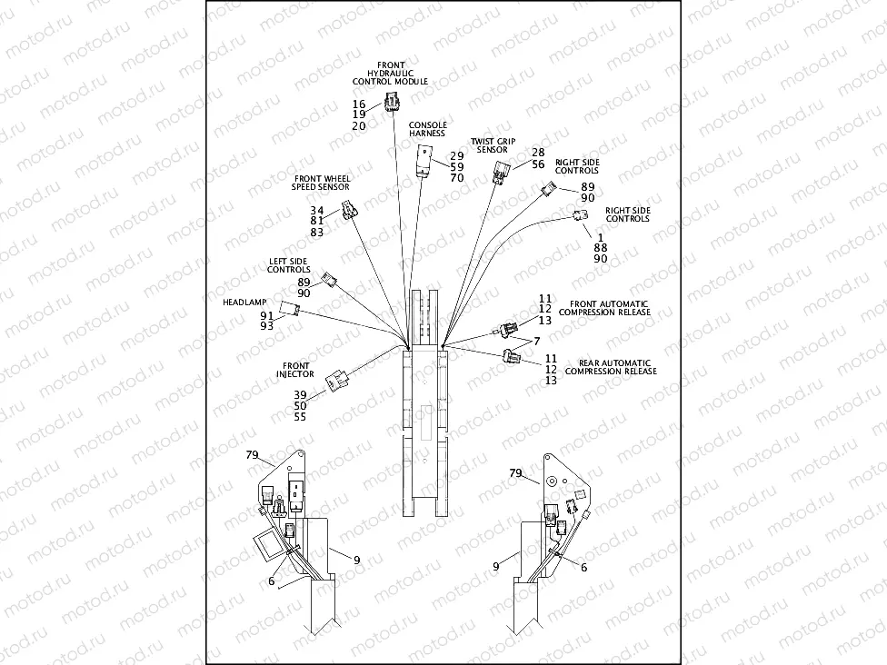 WIRING HARNESS, MAIN (1 OF 5)