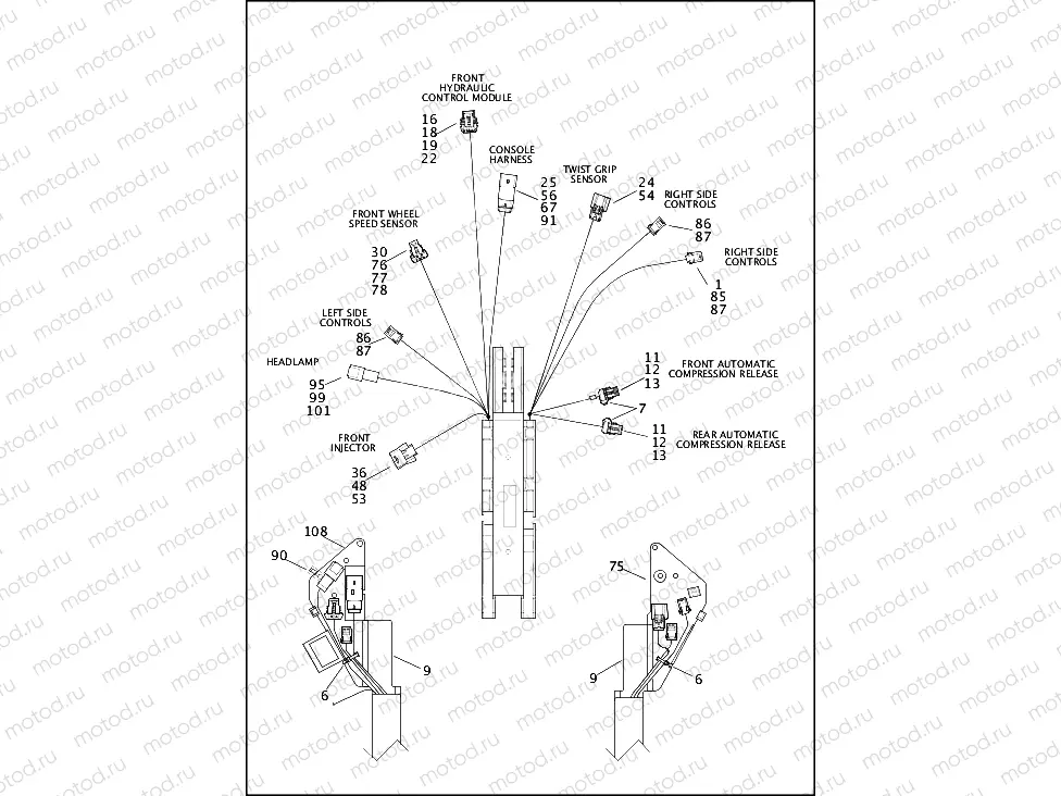 WIRING HARNESS, MAIN (1 OF 5)