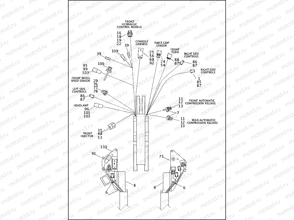 WIRING HARNESS, MAIN (1 OF 5)