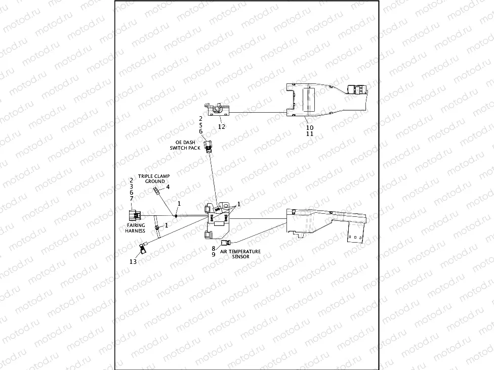 WIRING HARNESS, MAIN (1 OF 8)