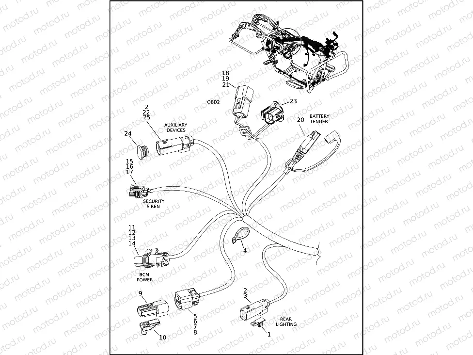 WIRING HARNESS, MAIN (10 OF 10)