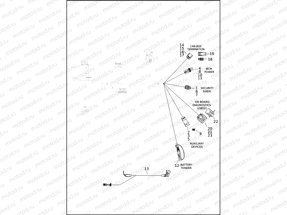 WIRING HARNESS, MAIN (10 OF 10)