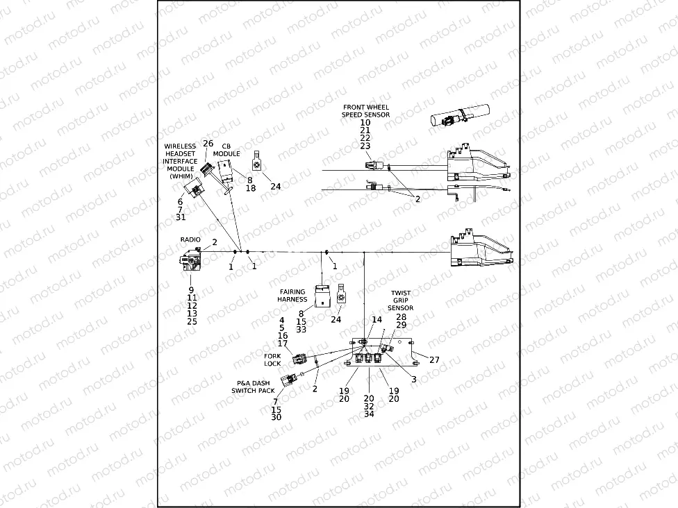 WIRING HARNESS, MAIN (2 OF 10)