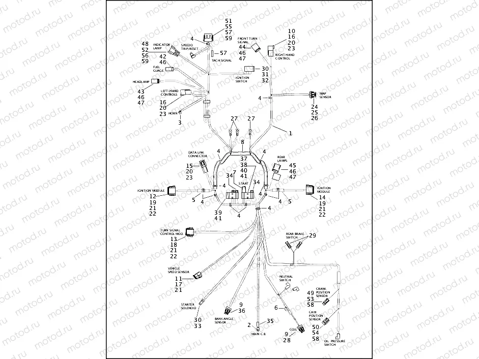 WIRING HARNESS, MAIN (2 OF 2)