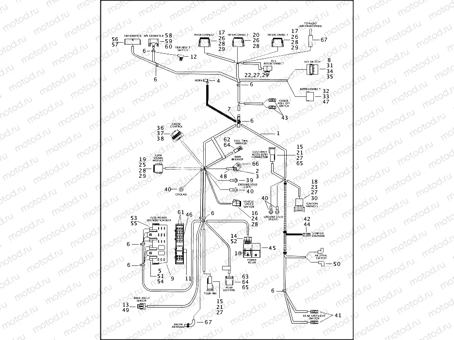 WIRING HARNESS, MAIN (2 OF 2)