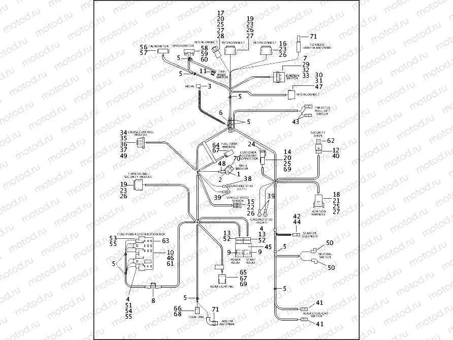 WIRING HARNESS, MAIN (2 OF 2)