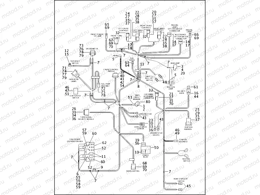 WIRING HARNESS, MAIN (2 OF 2)