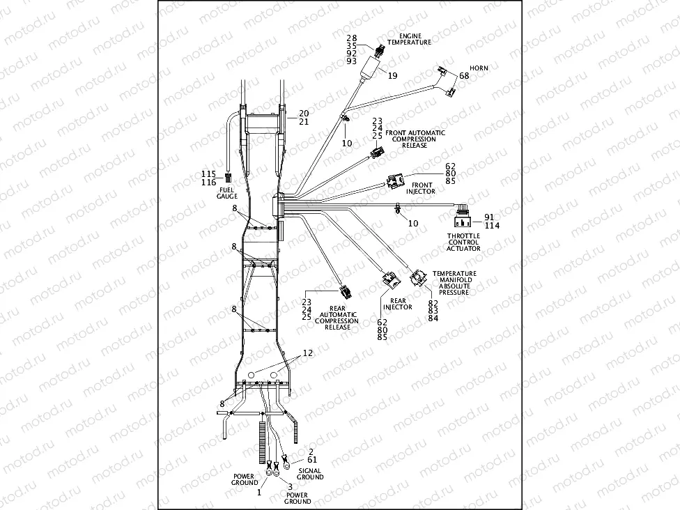 WIRING HARNESS, MAIN (2 OF 5)