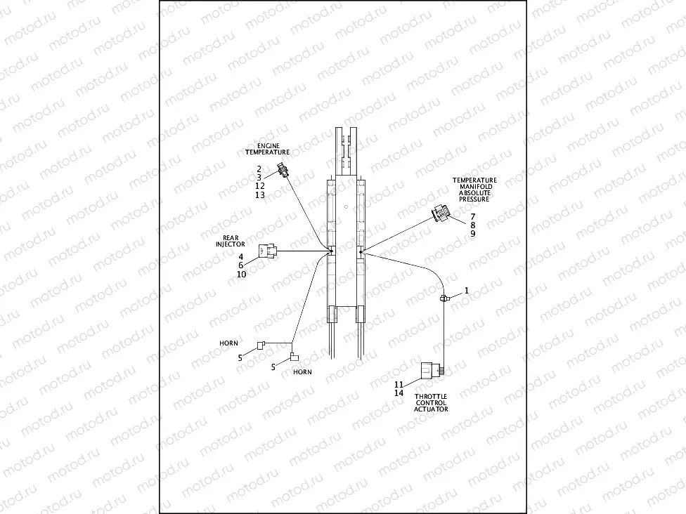 WIRING HARNESS, MAIN (2 OF 5)