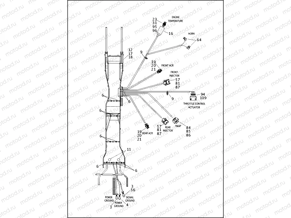 WIRING HARNESS, MAIN (2 OF 6)