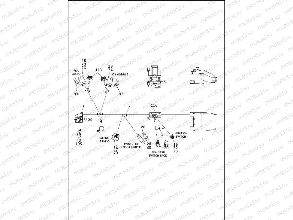 WIRING HARNESS, MAIN (2 OF 8)