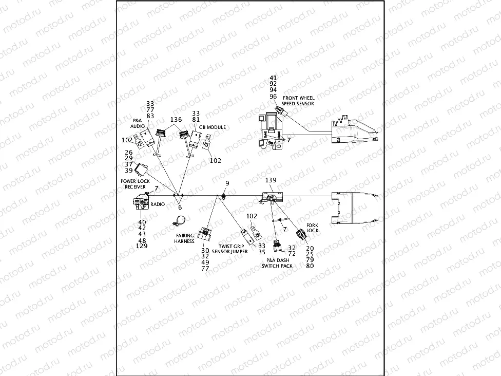 WIRING HARNESS, MAIN (2 OF 8)