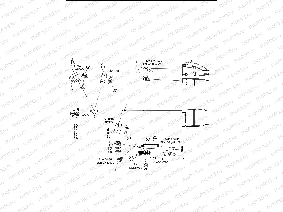 WIRING HARNESS, MAIN (2 OF 8)