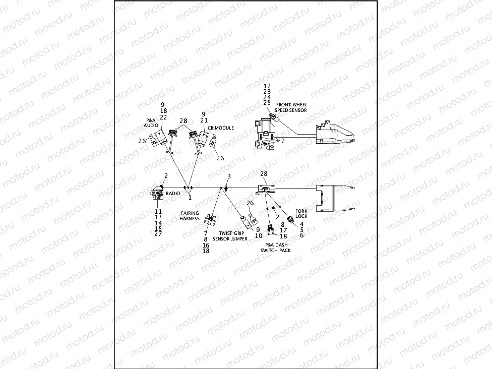 WIRING HARNESS, MAIN (2 OF 8)