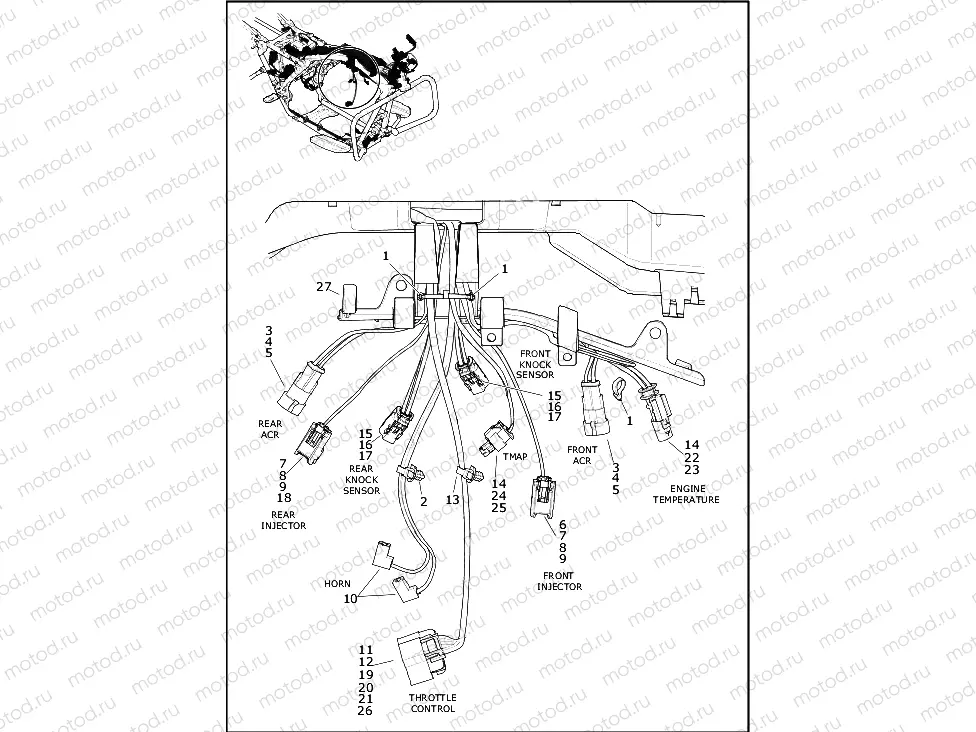 WIRING HARNESS, MAIN (3 OF 10)