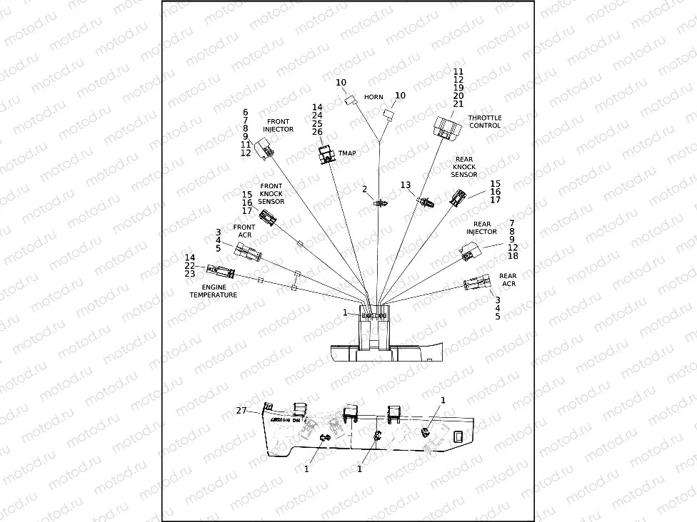 WIRING HARNESS, MAIN (3 OF 10)