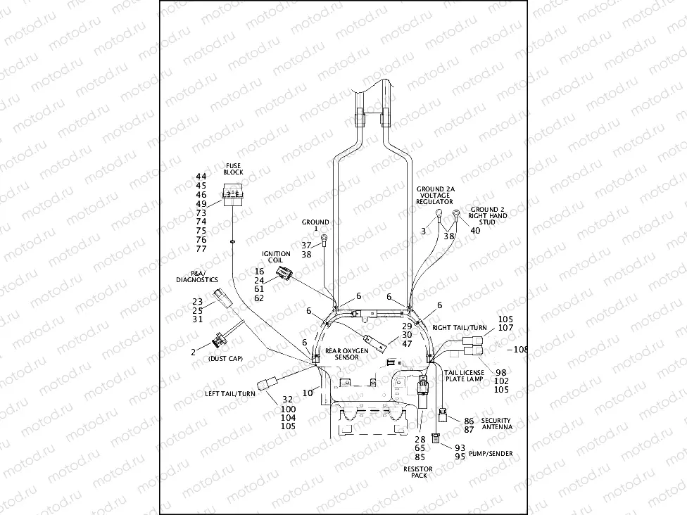 WIRING HARNESS, MAIN (3 OF 5)