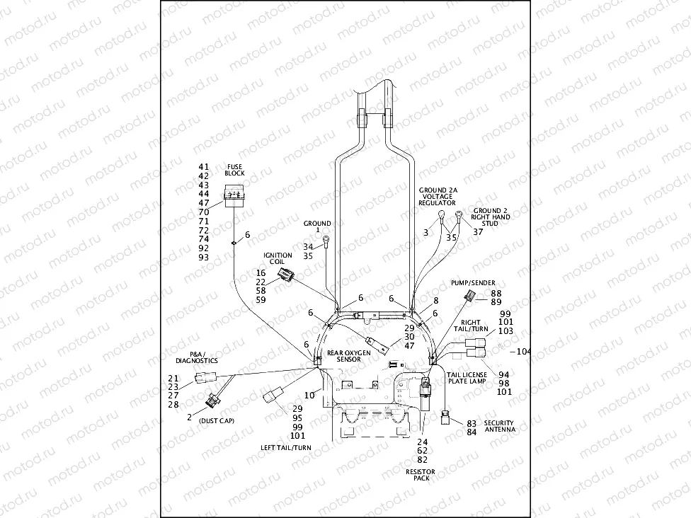 WIRING HARNESS, MAIN (3 OF 5)