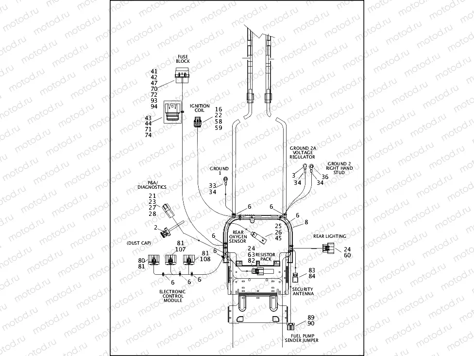WIRING HARNESS, MAIN (3 OF 5)