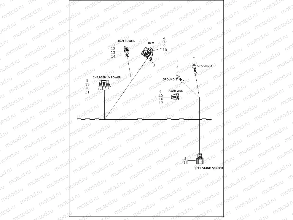 WIRING HARNESS, MAIN (3 OF 6)