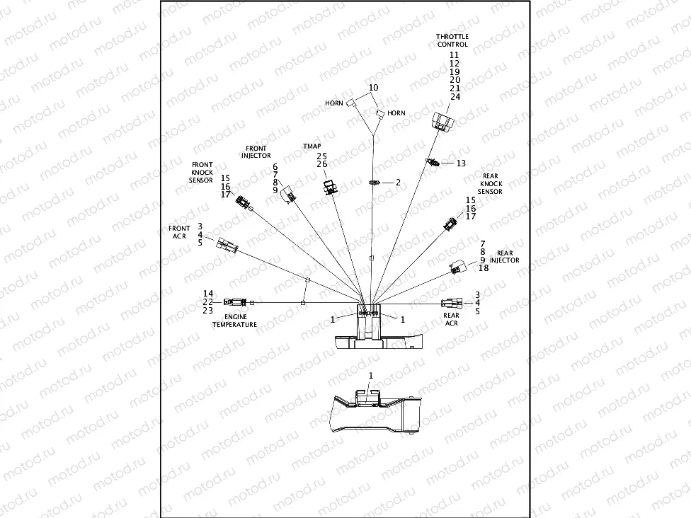 WIRING HARNESS, MAIN (3 OF 8)
