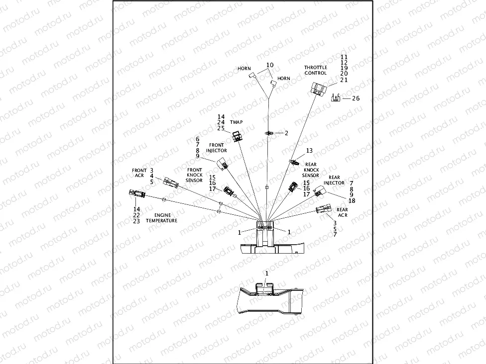 WIRING HARNESS, MAIN (3 OF 8)
