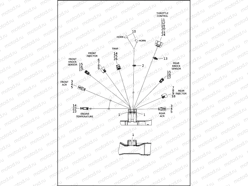 WIRING HARNESS, MAIN (3 OF 8)