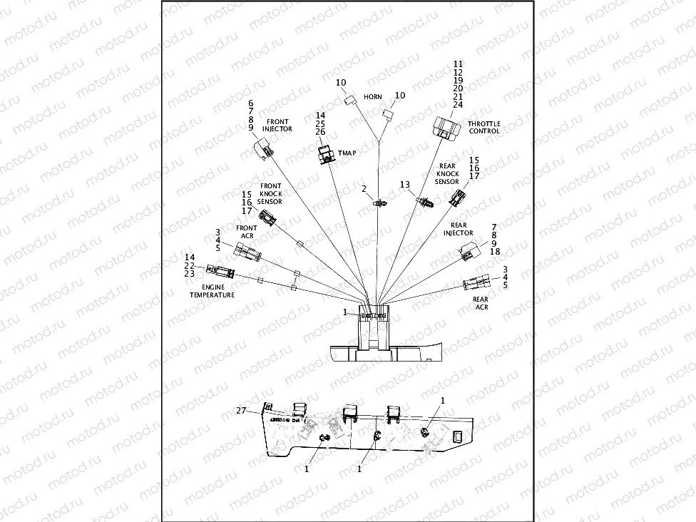 WIRING HARNESS, MAIN (3 OF 8)